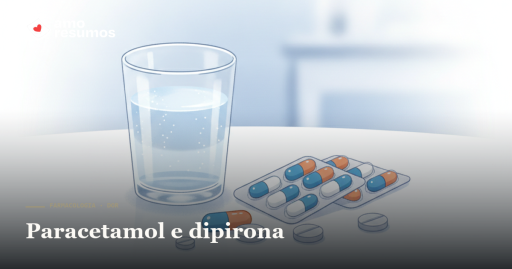 Paracetamol e dipirona: os analgésicos que não são AINEs — Amo Resumos