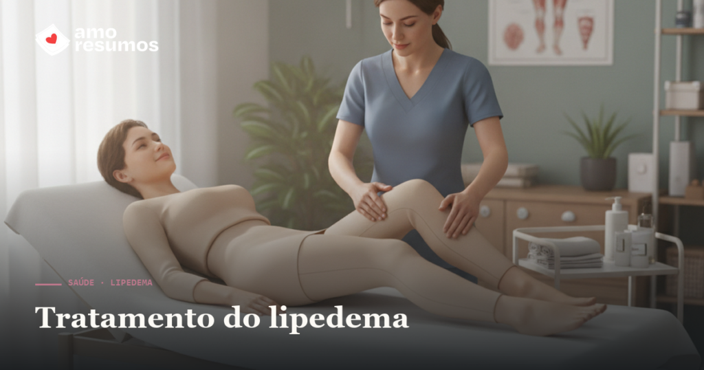 Tratamento do lipedema: compressão, drenagem, exercício e alimentação — Amo Resumos
