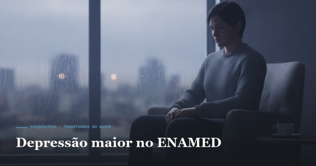 Depressão maior no ENAMED: critérios, PHQ-9 e tratamento — Amo Resumos