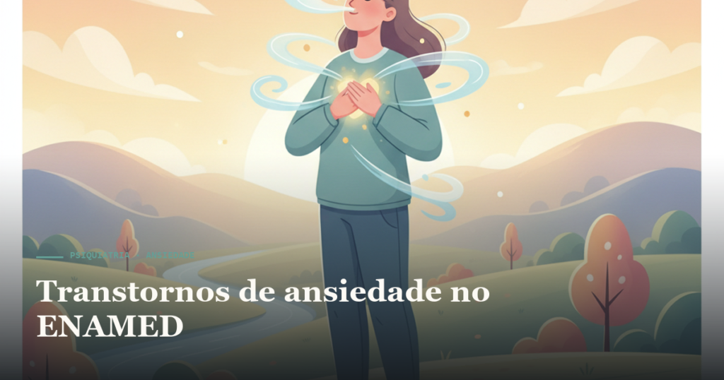 Transtornos de ansiedade no ENAMED: TAG, pânico e fobias — Amo Resumos