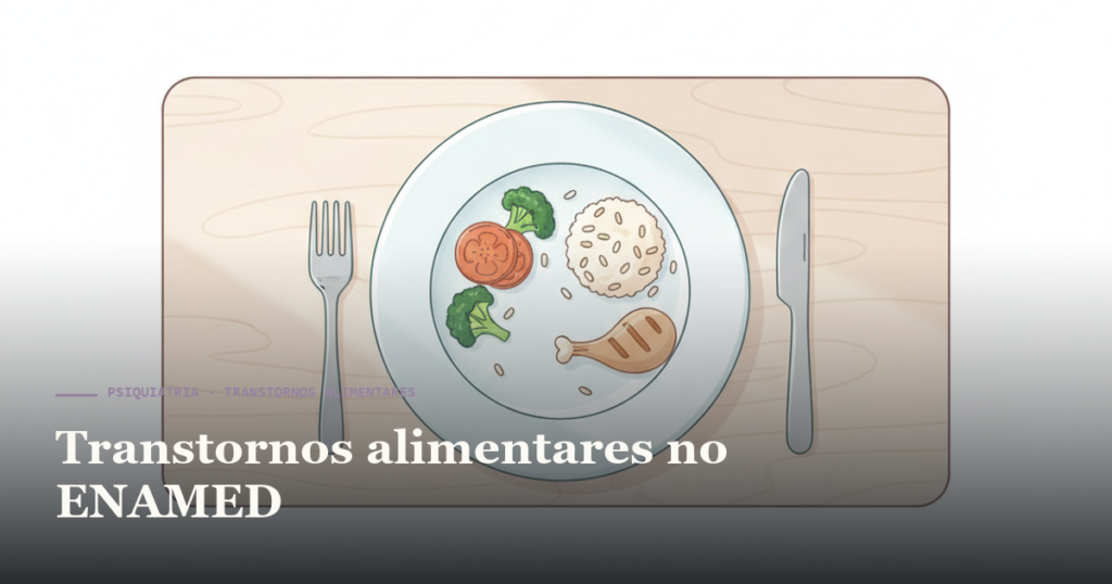 Transtornos alimentares no ENAMED: anorexia × bulimia — Amo Resumos
