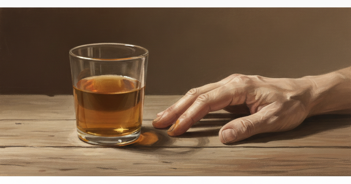 Transtorno por uso de álcool: a dependência e seus riscos — ilustração respeitosa Amo Resumos