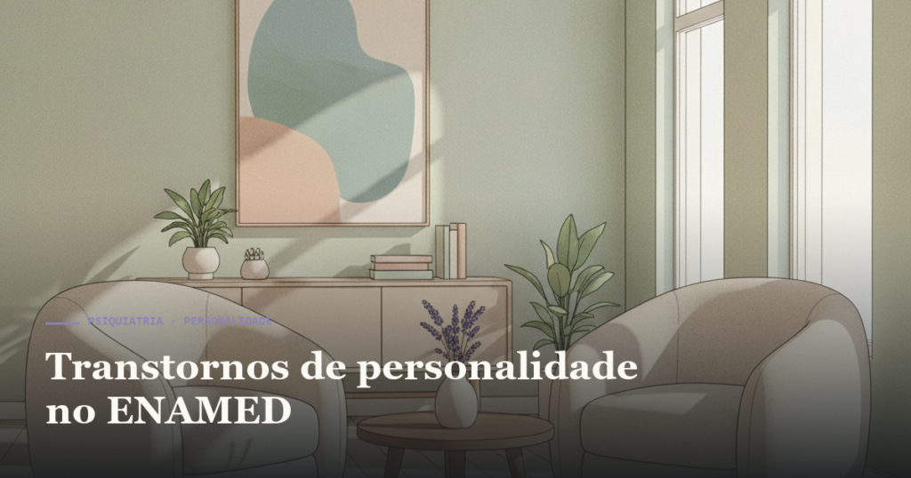 Transtornos de personalidade no ENAMED: os clusters e o borderline — Amo Resumos