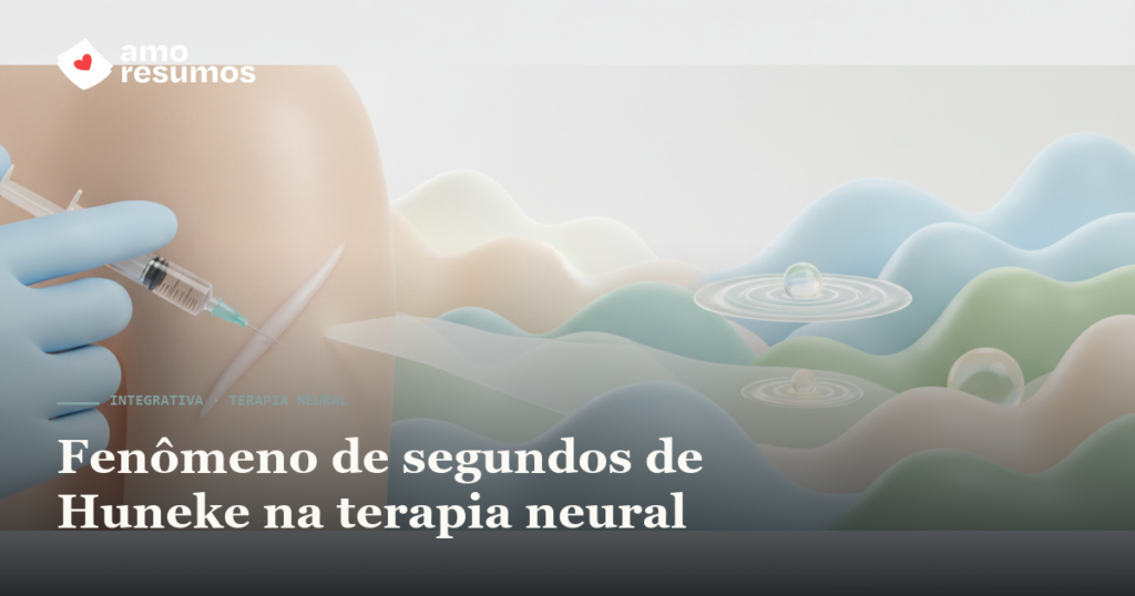 Fenômeno de segundos de Huneke na terapia neural — Amo Resumos