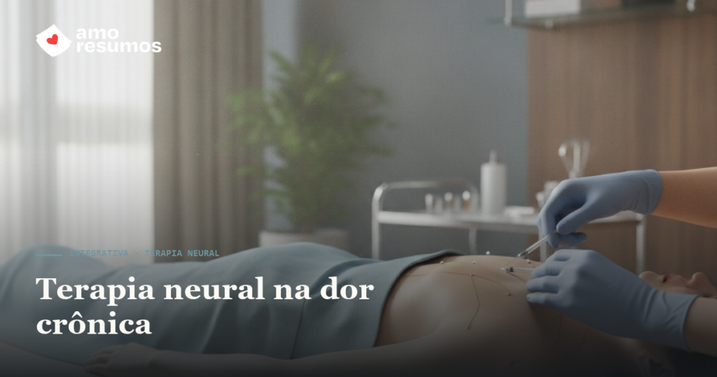 Terapia neural na dor crônica: procaína, aplicação e evidência — Amo Resumos